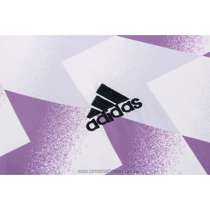Chandal del Real Madrid Manga Corta 2022-2023 Blanco y Purpura